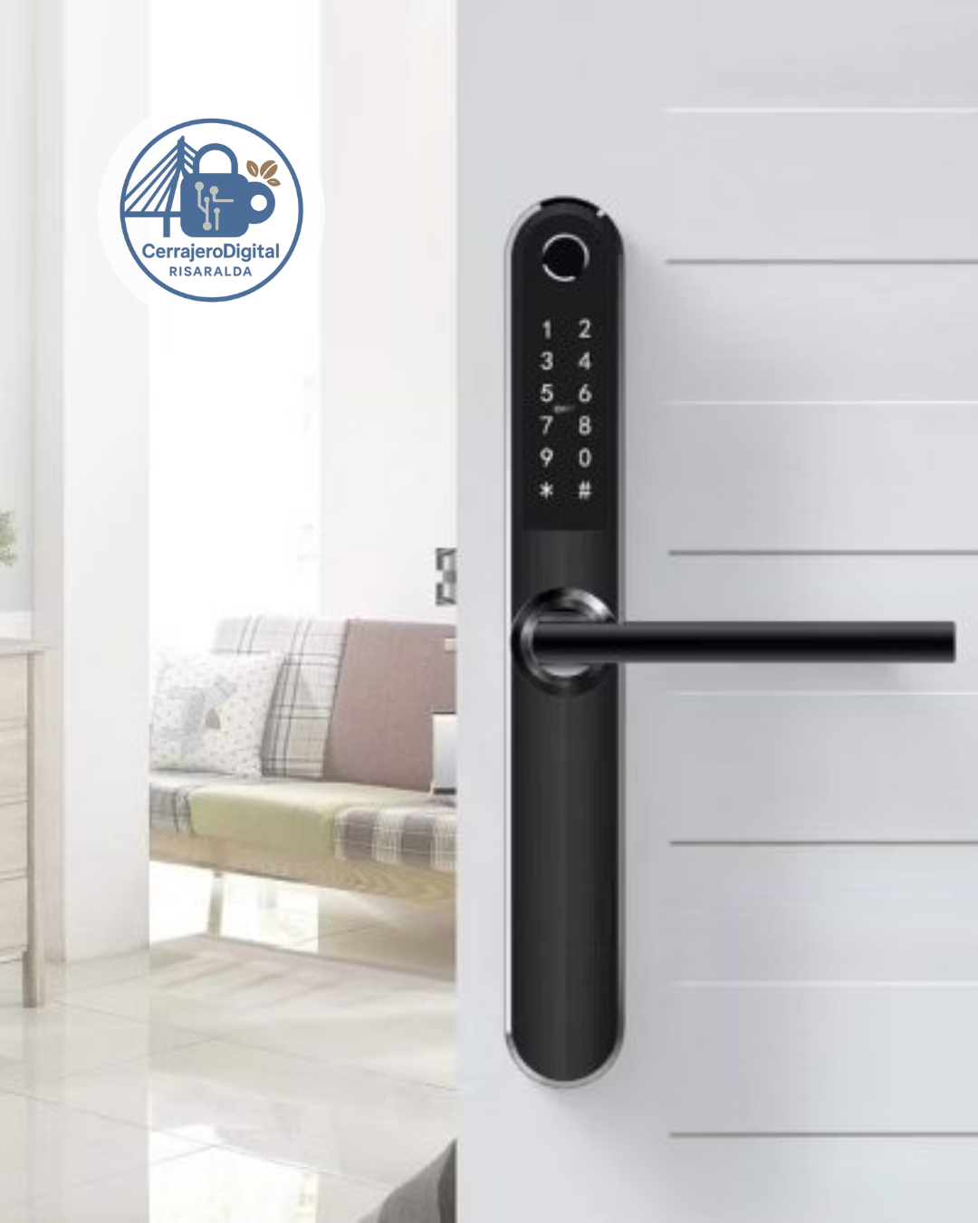 Cerradura IP67 negra 300x40 mm Ref 710334