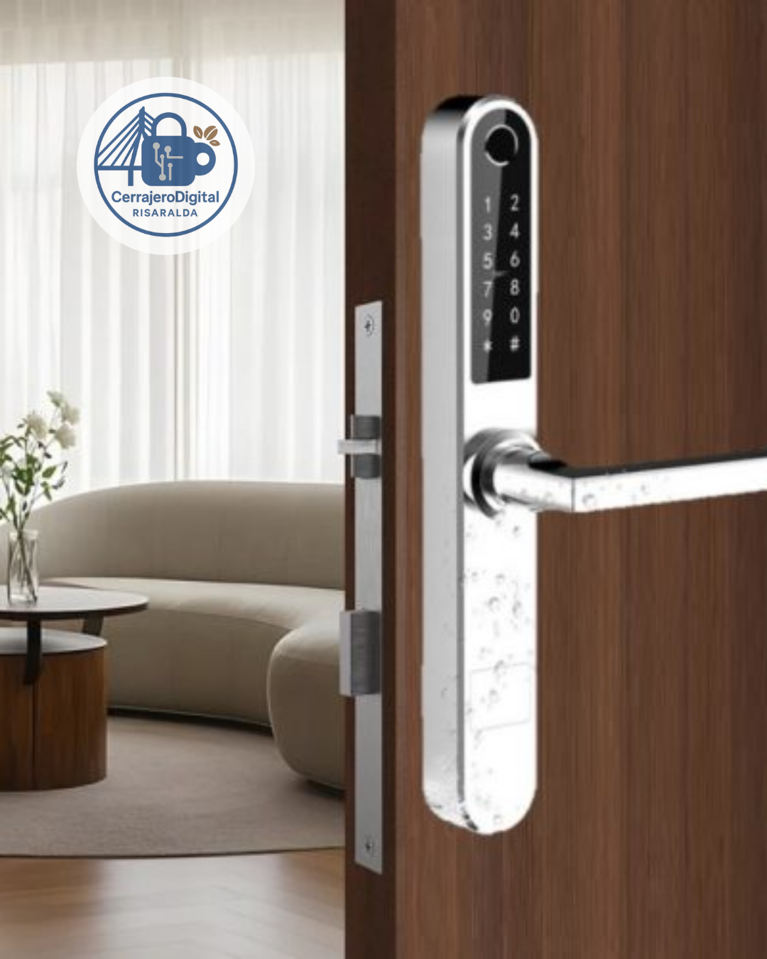 Cerradura IP67 plateada 300x40 mm Ref 710336