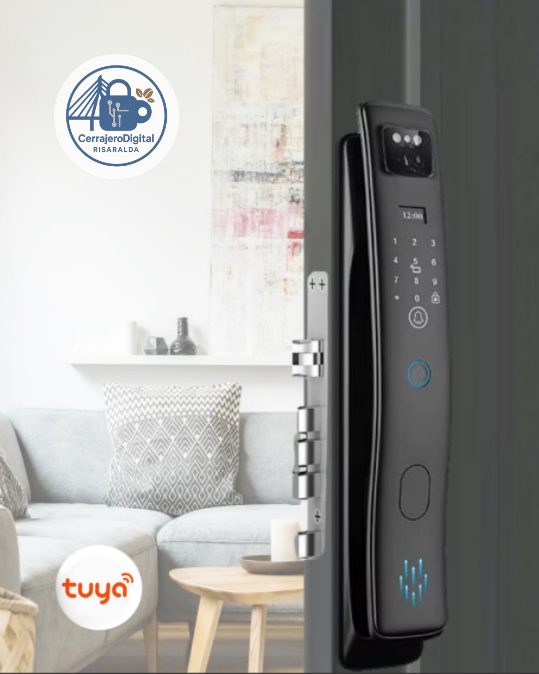 Cerradura Tuya reconocimiento facial Ref 710444