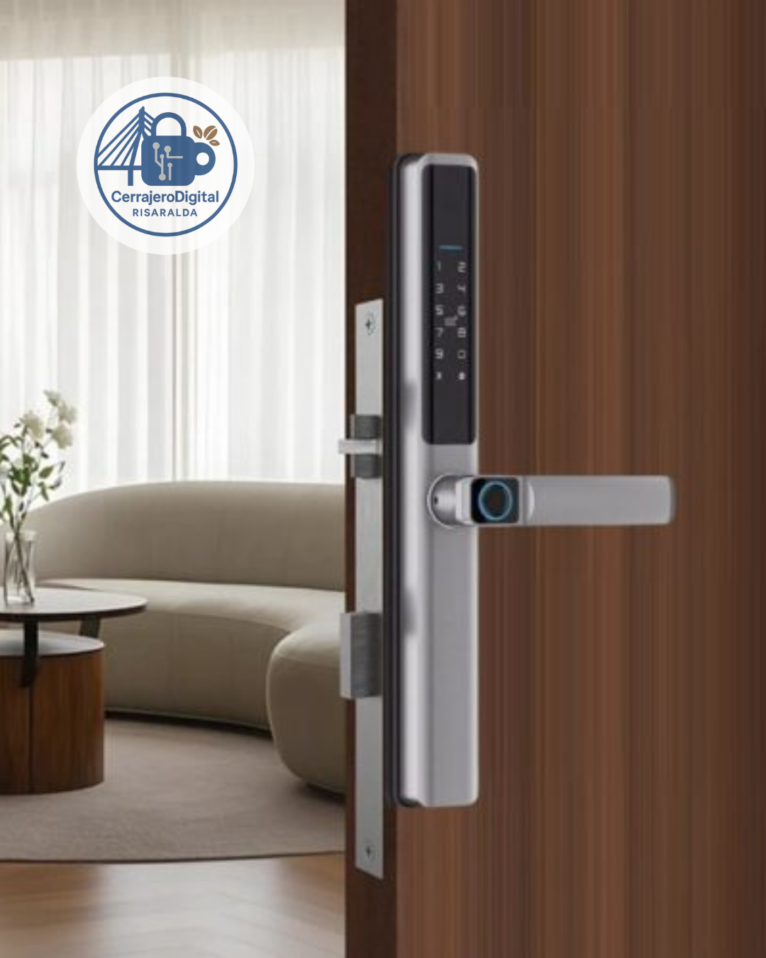 Cerradura Tuya IP66 con cámara Ref 710448